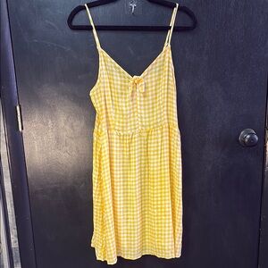 Yellow Gingham Sundress